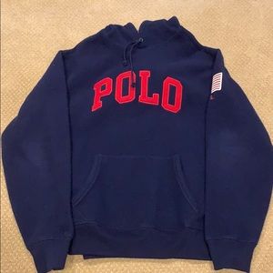 POLO Ralph Lauren Navy Fleece Sweatshirt